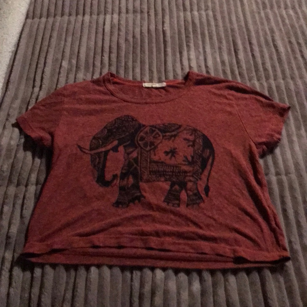 Urban outfitters elephant crop top